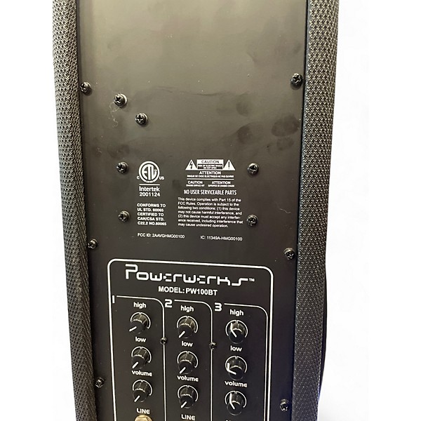 Used Powerwerks PW100BT Powered Speaker