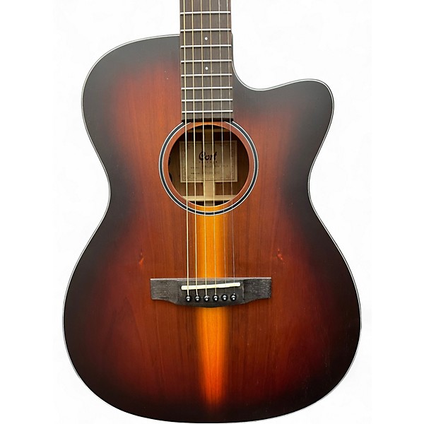Used Cort CORE-OC ABW Transparent Brown Acoustic Electric Guitar