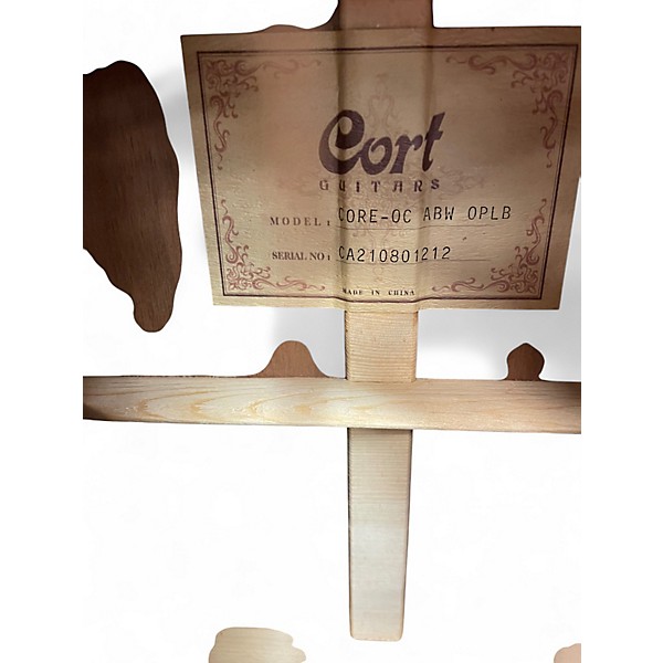 Used Cort CORE-OC ABW Transparent Brown Acoustic Electric Guitar