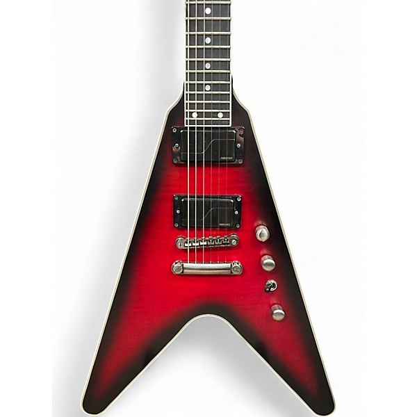 Used Epiphone FLYING V PROPHECY MUSTAINE red Solid Body Electric Guitar