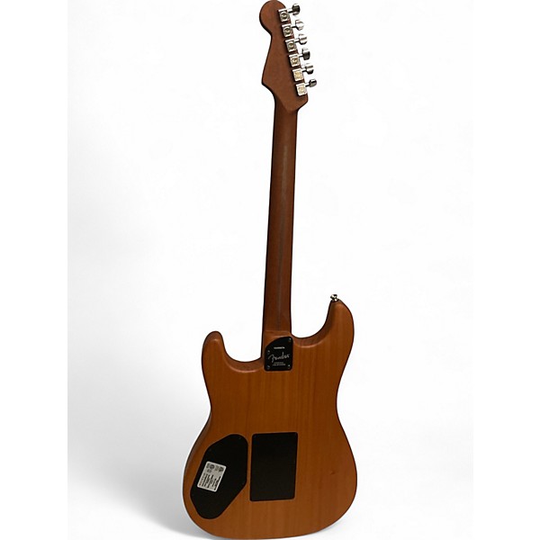 Used Fender American Acoustasonic Telecaster Brown Acoustic Electric Guitar