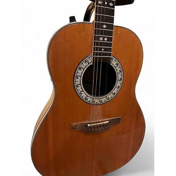 Vintage 1970s Ovation GLENN CAMPBELL Natural Acoustic Electric Guitar