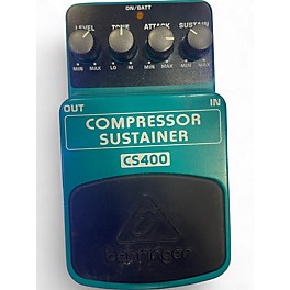 Used Behringer CS400 Compressor Sustainer Effect Pedal