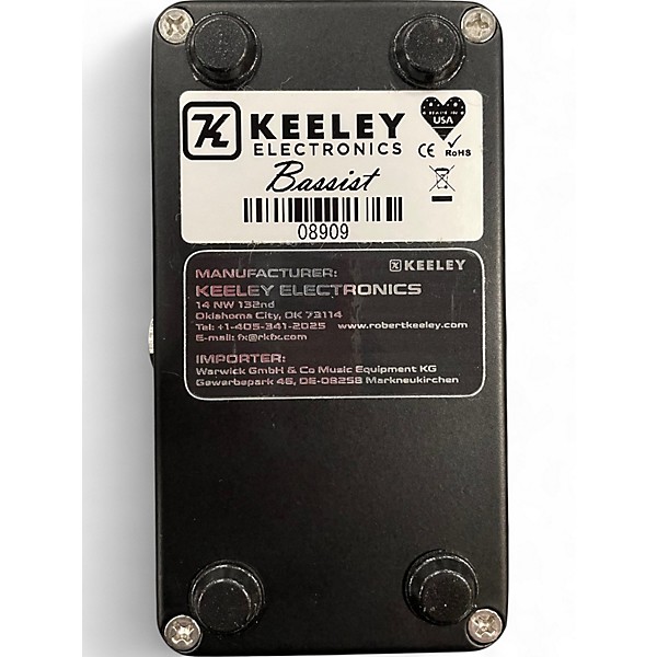 Used Keeley Bassist Effect Pedal