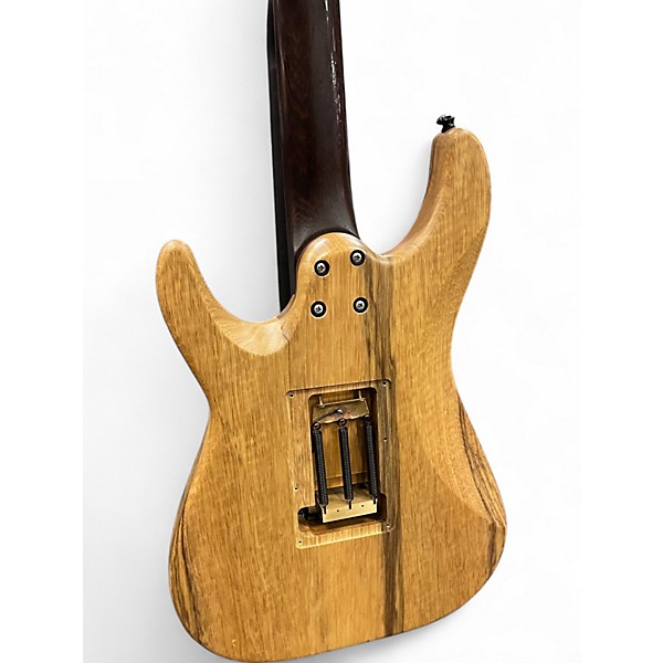 Used Schecter Guitar Research SVSS Exotic FR Natural Solid Body Electric Guitar