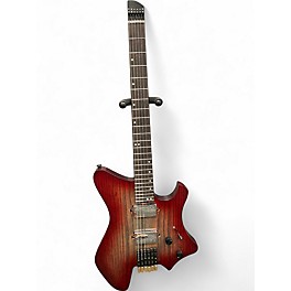 Used Eart Standard Guitar Red Solid Body Electric Guitar