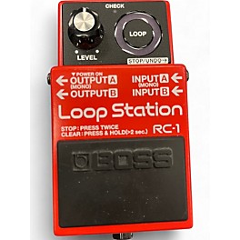 Used BOSS RC1 Loop Station Pedal