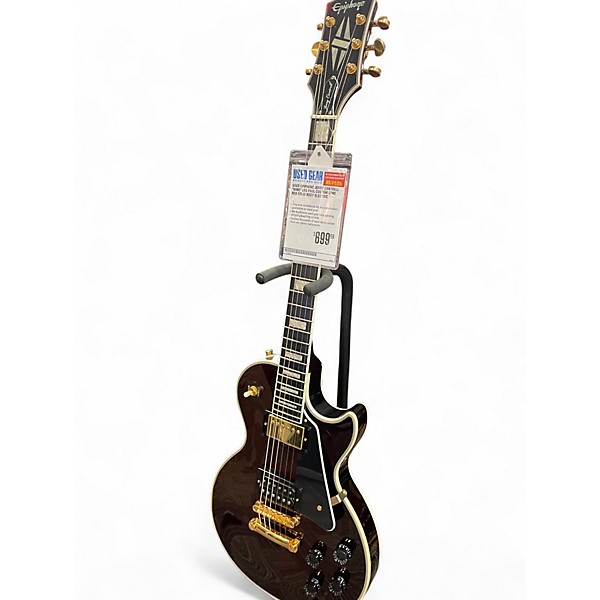 Used Epiphone Jerry Cantrell "Wino" Les Paul Custom Wine Red Solid Body Electric Guitar,Specials : American Fashion Style Bags On Sale