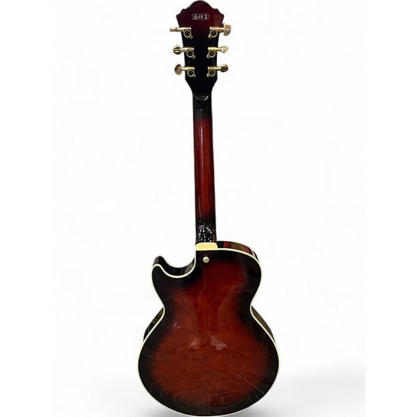 Used Ibanez AG95 DBS DARK BURST Hollow Body Electric Guitar