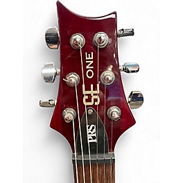 Used PRS SE ONE Red Solid Body Electric Guitar