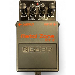 Used BOSS MT2 Metal Zone Distortion Effect Pedal