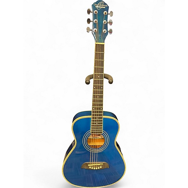 Used Oscar Schmidt DREADNOUGHT 1/2 Blue Acoustic Guitar,All Products : American Fashion Style Bags On Sale
