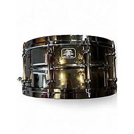 Used Ludwig 6.5X14 UNIVERSAL MODEL BLACK BRASS Drum