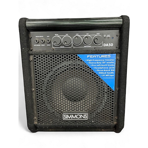 Used Simmons DA50 50W Drum Amplifier,New Products : American Fashion Style Bags On Sale