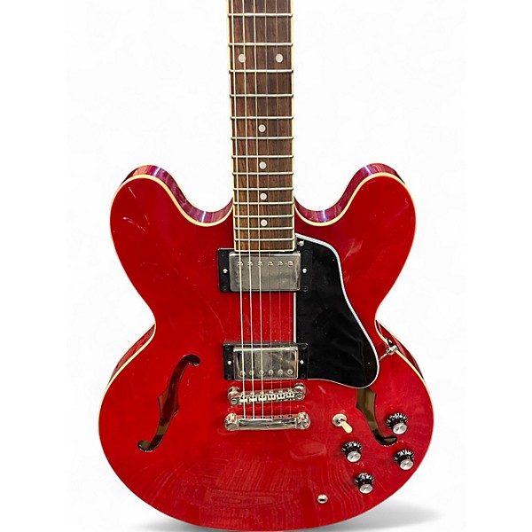 Used 2024 Epiphone ES355 Candy Apple Red Hollow Body Electric Guitar