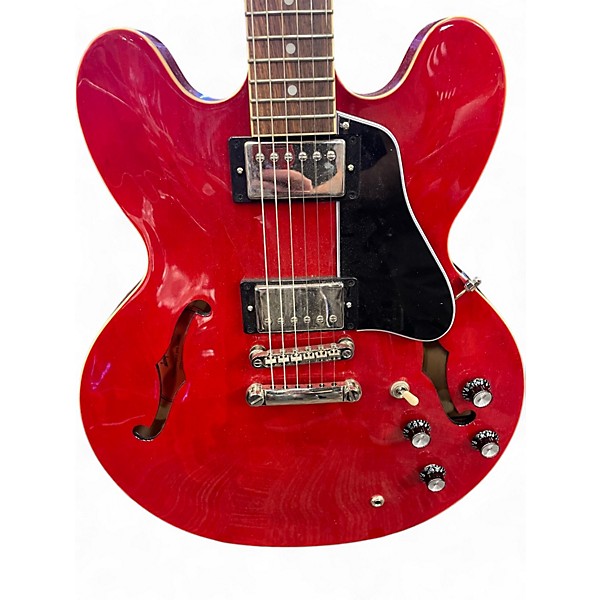 Used 2024 Epiphone ES355 Candy Apple Red Hollow Body Electric Guitar