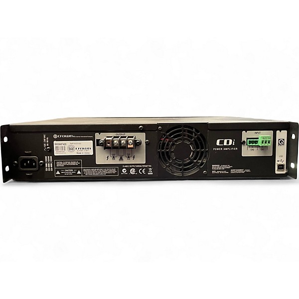 Used Crown CDI1000 Power Amp