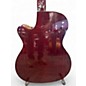 Used Sierra Sa28ce Maroon Acoustic Electric Guitar