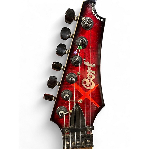 Used Cort X-11 Trans Red Solid Body Electric Guitar