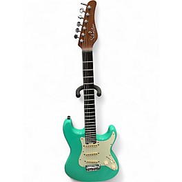Used Schecter Guitar Research diamond series nick johnston trad  atomic green Solid Body Electric Guitar