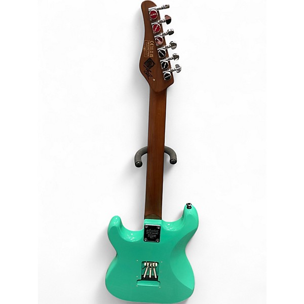 Used Schecter Guitar Research diamond series nick johnston trad  atomic green Solid Body Electric Guitar