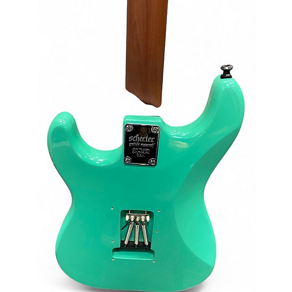 Used Schecter Guitar Research diamond series nick johnston trad  atomic green Solid Body Electric Guitar