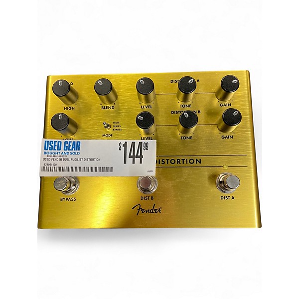 Used Fender DUEL PUGILIST DISTORTION Effect Pedal