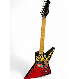 Vintage 1980s Hondo Deluxe Series 781 Black Solid Body Electric Guitar