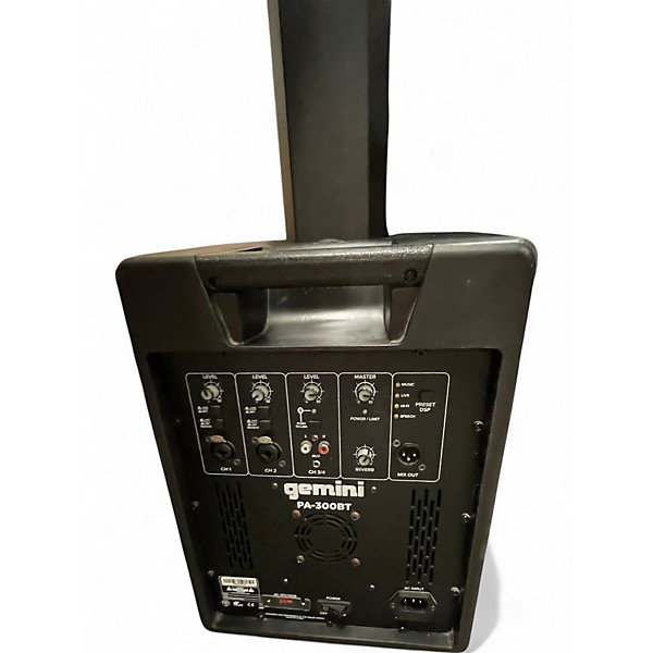 Used Gemini PA300BT Sound Package