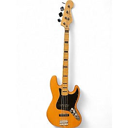 Used Squier Vintage Modified 70S Jazz Bass Natural Electric Bass Guitar