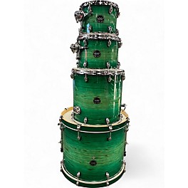 Used Mapex 4 Piece Armory Series Exotic Rock Emerald Burst Drum Kit