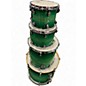 Used Mapex 4 Piece Armory Series Exotic Rock Emerald Burst Drum Kit