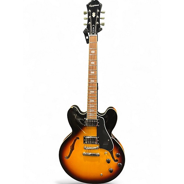 Used Epiphone ES335 Pro 3 Color Sunburst Hollow Body Electric Guitar