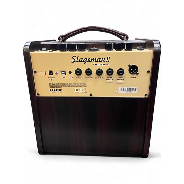 Used NUX STAGEMAN II AC 80 Acoustic Guitar Combo Amp