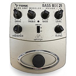 Used Behringer BDI21 V-Tone Bass Driver Bass Effect Pedal