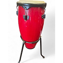 Used LP 11in Cosmic Percussion Conga Red Drum