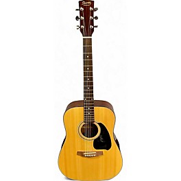 Used Ibanez PF4 Natural Acoustic Guitar