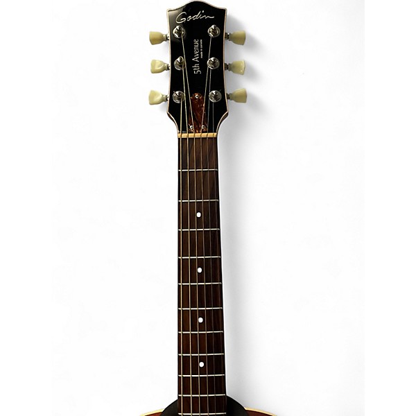 Used Godin 5th Avenue Cognac Burst Hollow Body Electric Guitar