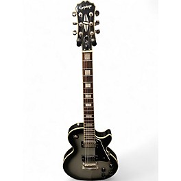 Used Epiphone Les Paul Custom Silverburst Solid Body Electric Guitar