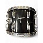 Vintage 1970s Fullerton 4 Piece ROGERS 4 PIECE DRUM KIT Black Drum Kit