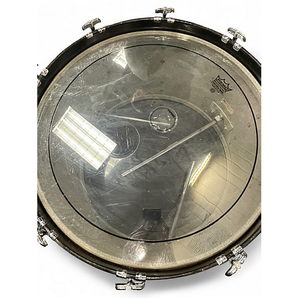 Vintage 1970s Fullerton 4 Piece ROGERS 4 PIECE DRUM KIT Black Drum Kit