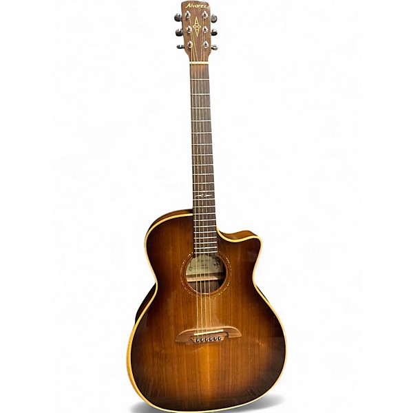 Used Alvarez agw77cear Natural Acoustic Guitar