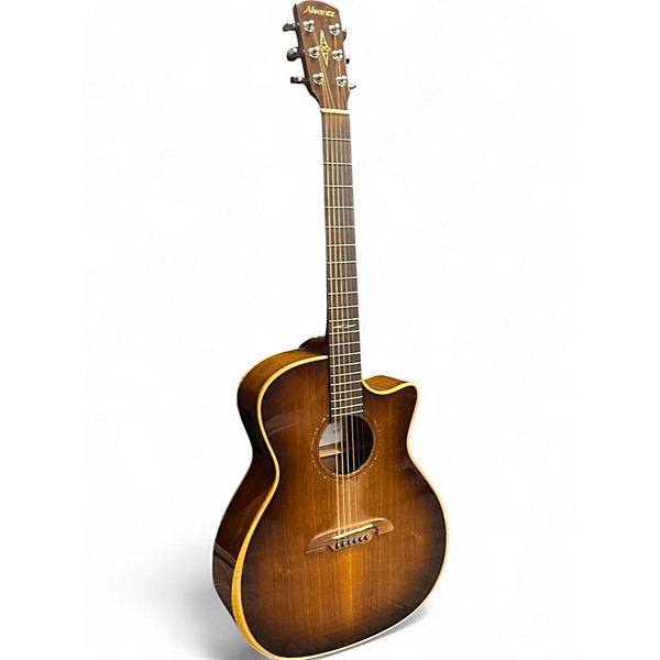 Used Alvarez agw77cear Natural Acoustic Guitar