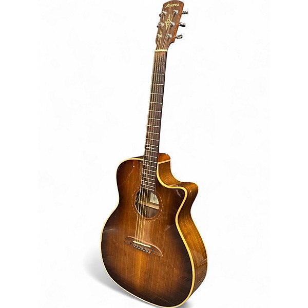 Used Alvarez agw77cear Natural Acoustic Guitar