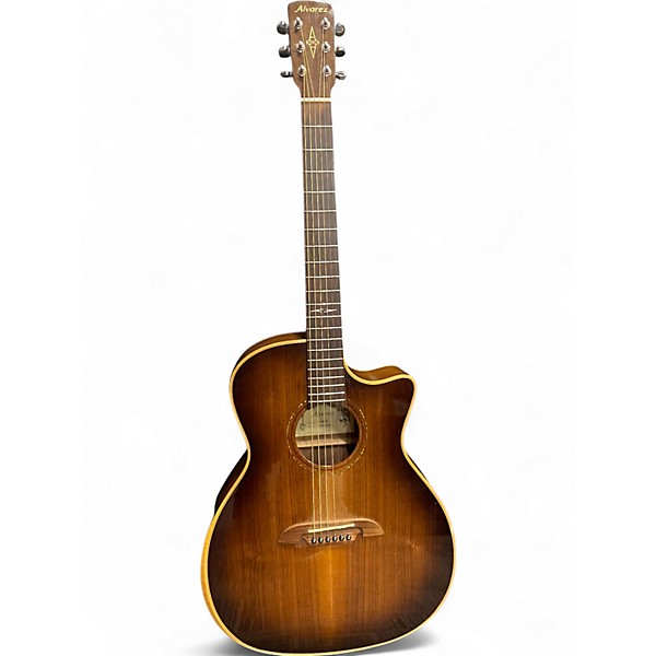 Used Alvarez agw77cear Natural Acoustic Guitar