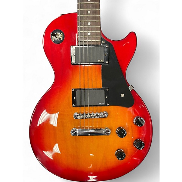 Used Epiphone Les Paul Studio Cherry Sunburst Solid Body Electric Guitar