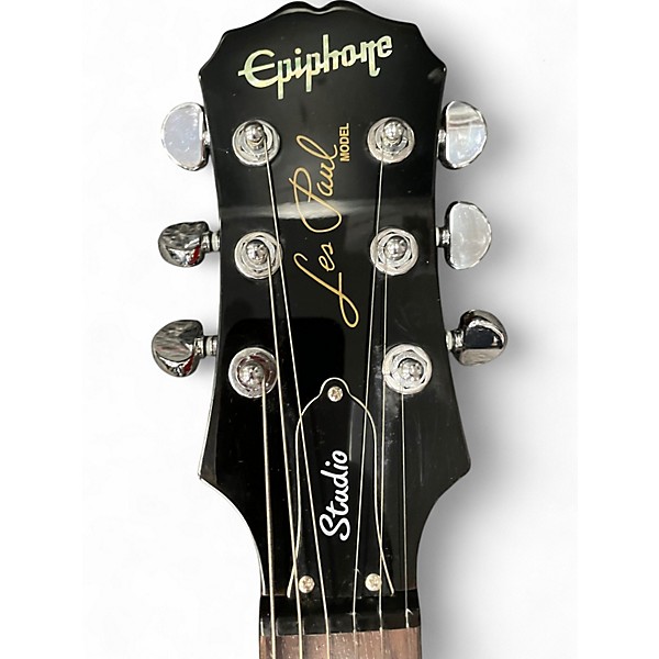 Used Epiphone Les Paul Studio Cherry Sunburst Solid Body Electric Guitar