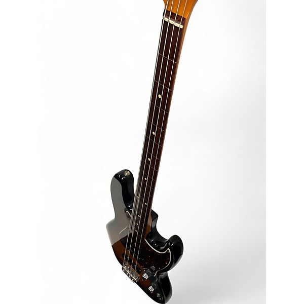 Used Fender 1962 Reissue Jazz Bass 3 Tone Sunburst Electric Bass Guitar