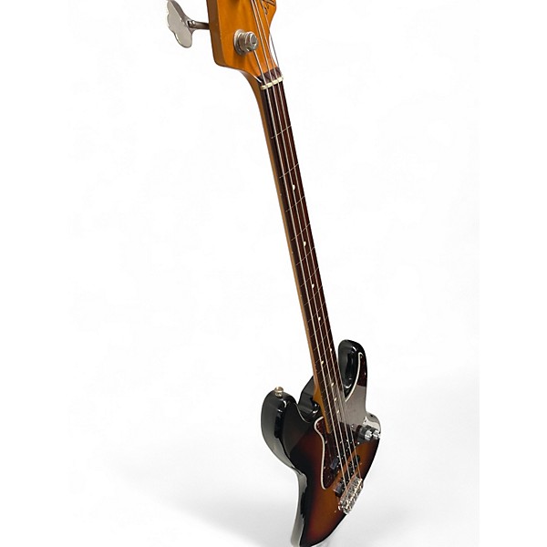 Used Fender 1962 Reissue Jazz Bass 3 Tone Sunburst Electric Bass Guitar