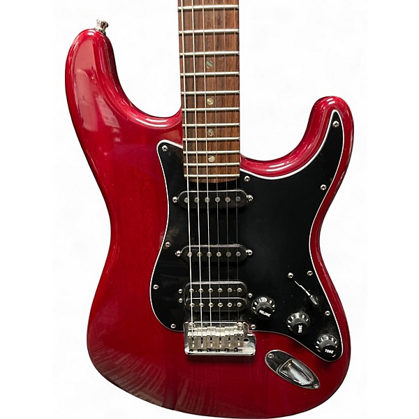 Used Fender Select Stratocaster red Solid Body Electric Guitar